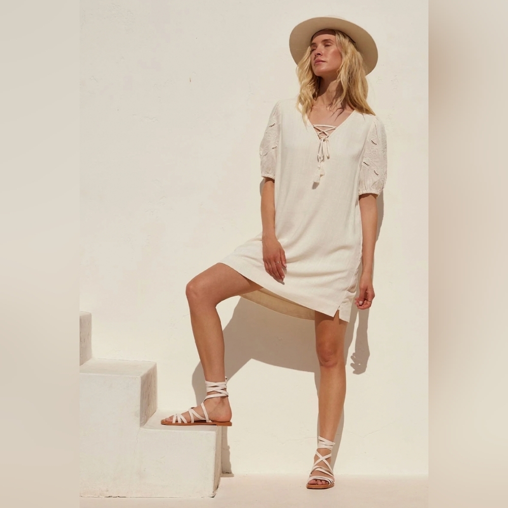 Lovestitch Pixie Embroidered Mini Dress